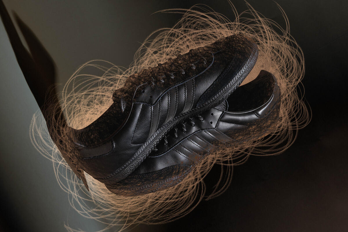adidas Originals x Pharrell Williams Samba HU "Core Black" - Image 14