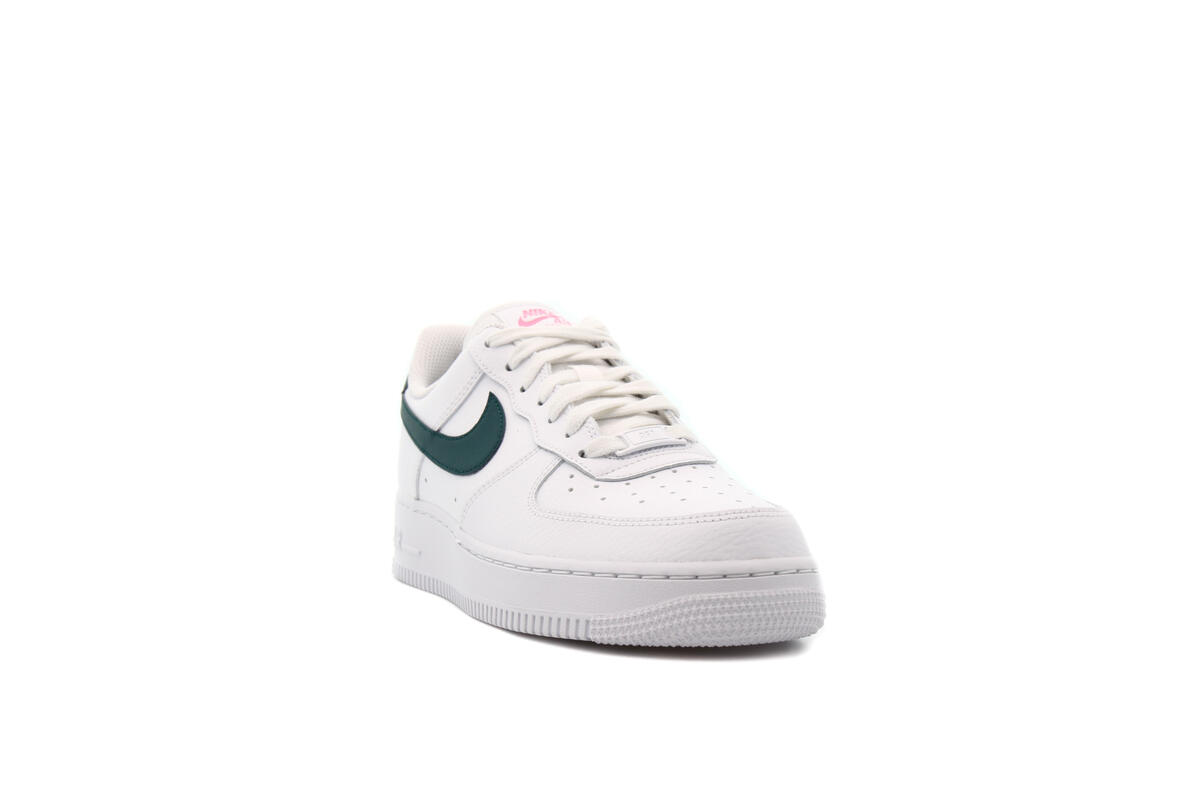 Nike WMNS Air Force 1 - White / Dark Teal Green / Sunset Pulse - Image 9