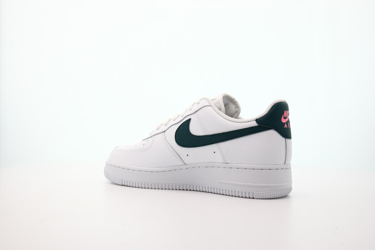 Nike WMNS Air Force 1 - White / Dark Teal Green / Sunset Pulse - Image 14