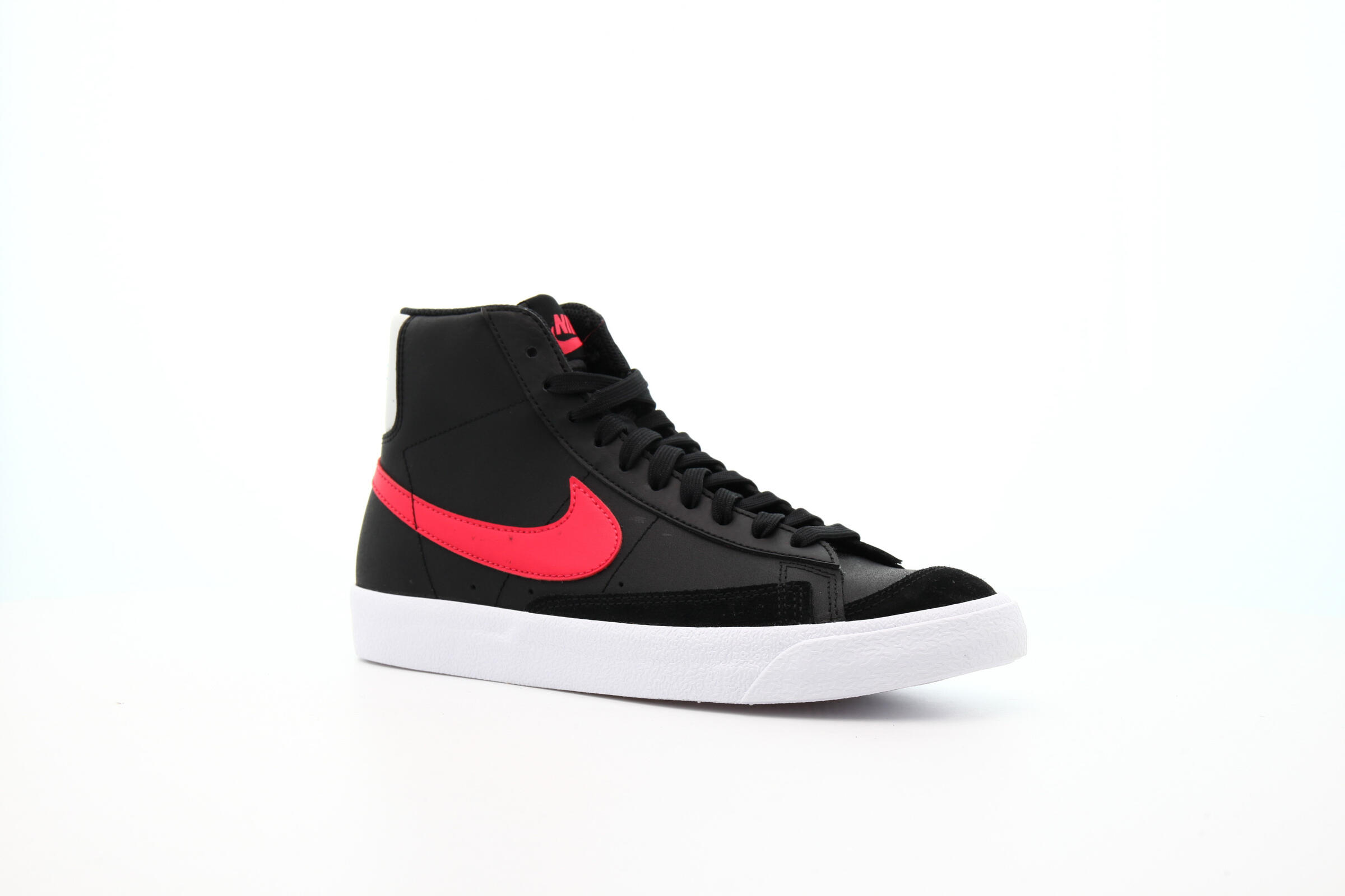 Nike BLAZER MID '77 LEATHER GS "BLACK"