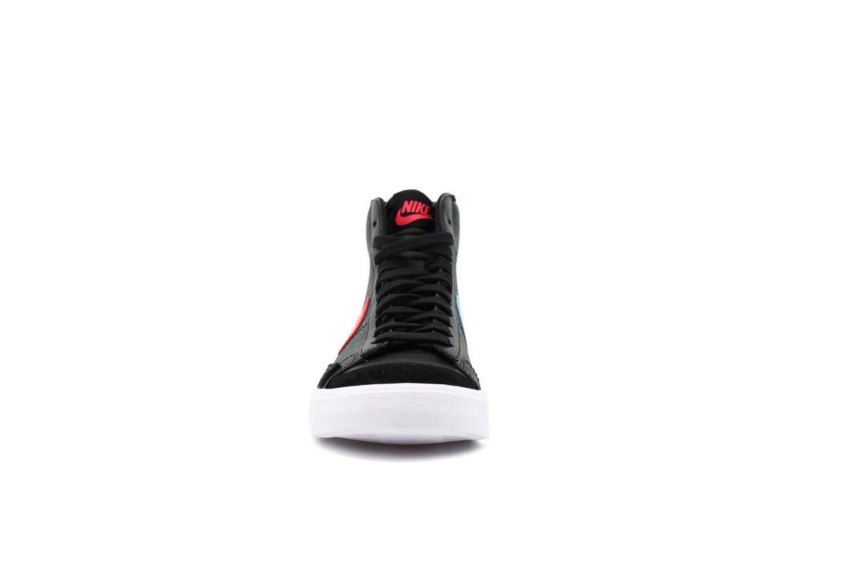 Nike Blazer Mid '77 Leather GS Black - Image 5