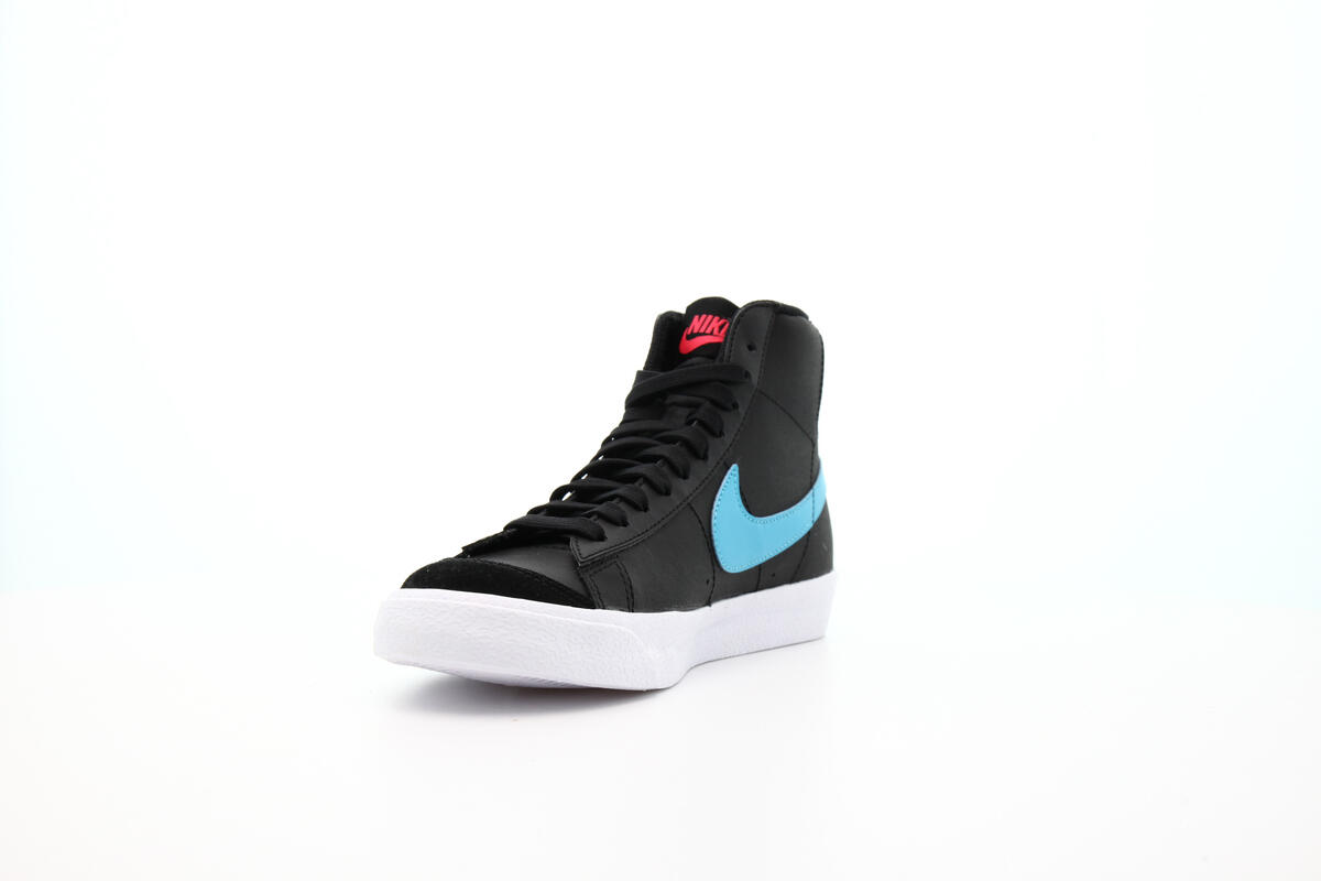 Nike Blazer Mid '77 Leather GS Black - Image 6