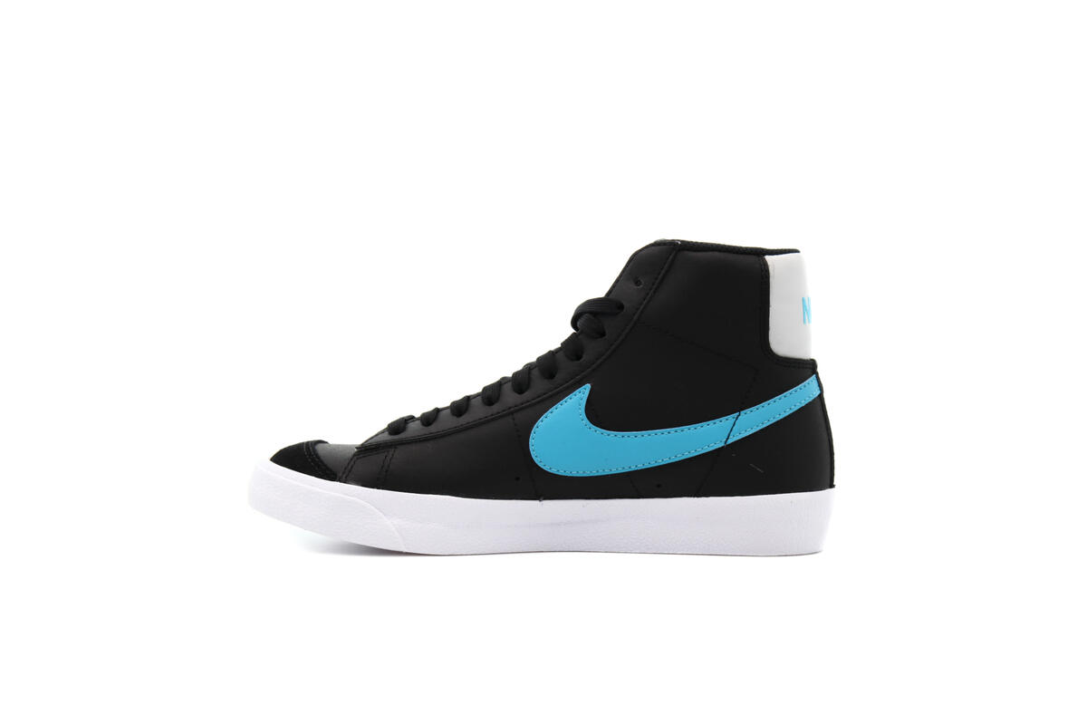 Nike Blazer Mid '77 Leather GS Black - Image 8