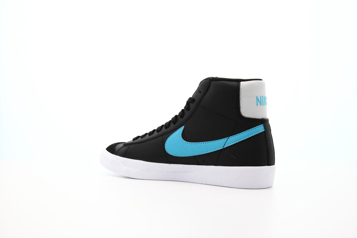 Nike Blazer Mid '77 Leather GS Black - Image 9