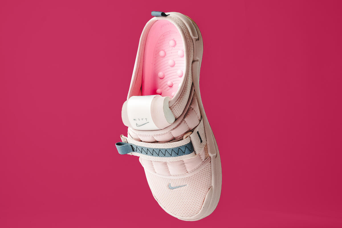 Nike Offline Slide Rosa / Blaugrau - Image 14
