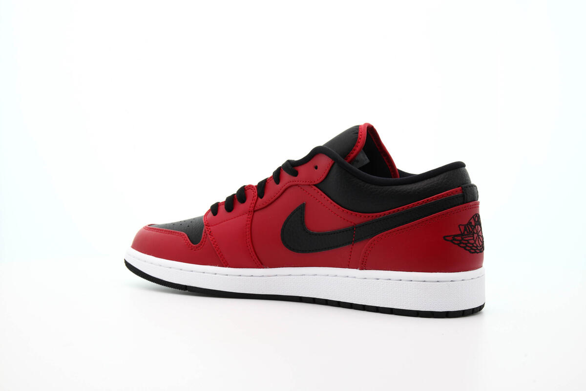 jordan 1 low gym red black pebbled