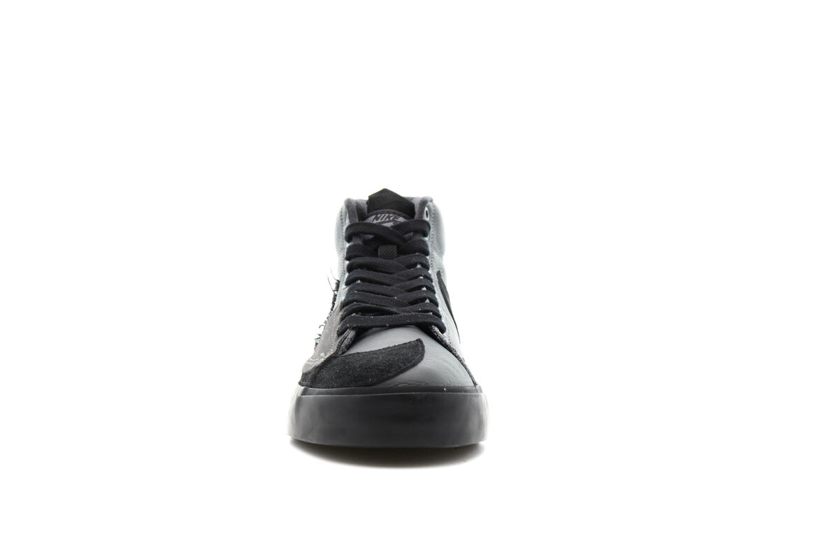 Nike SB Mens Zoom Blazer Mid Edge 'Iron Grey' Shoes - Image 5