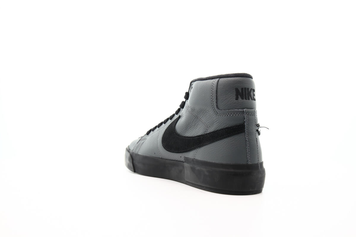 Nike SB Mens Zoom Blazer Mid Edge 'Iron Grey' Shoes - Image 10