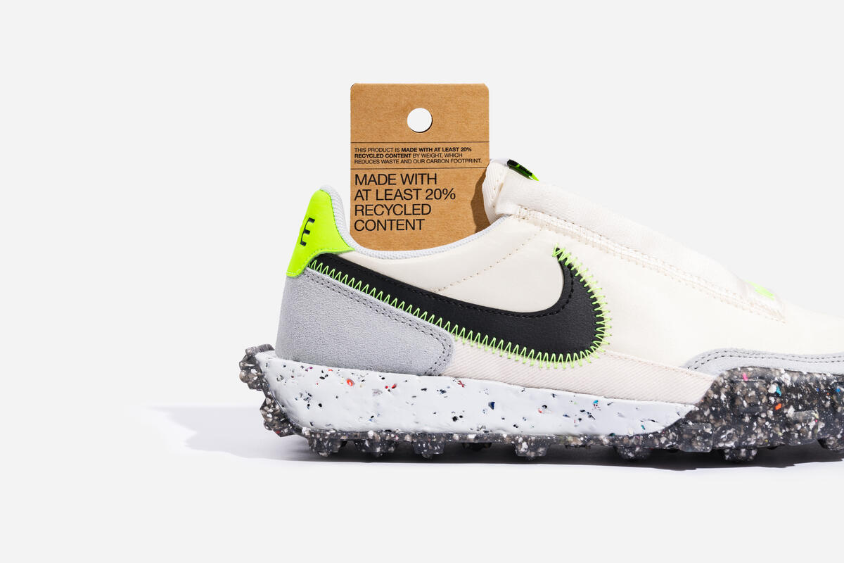 Nike Waffle Racer Crater Pale Ivory/Black (Women's) - Image 14