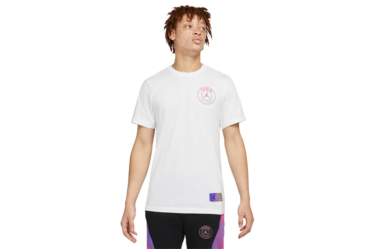 Air Jordan PSG LOGO TEE White - Image 2