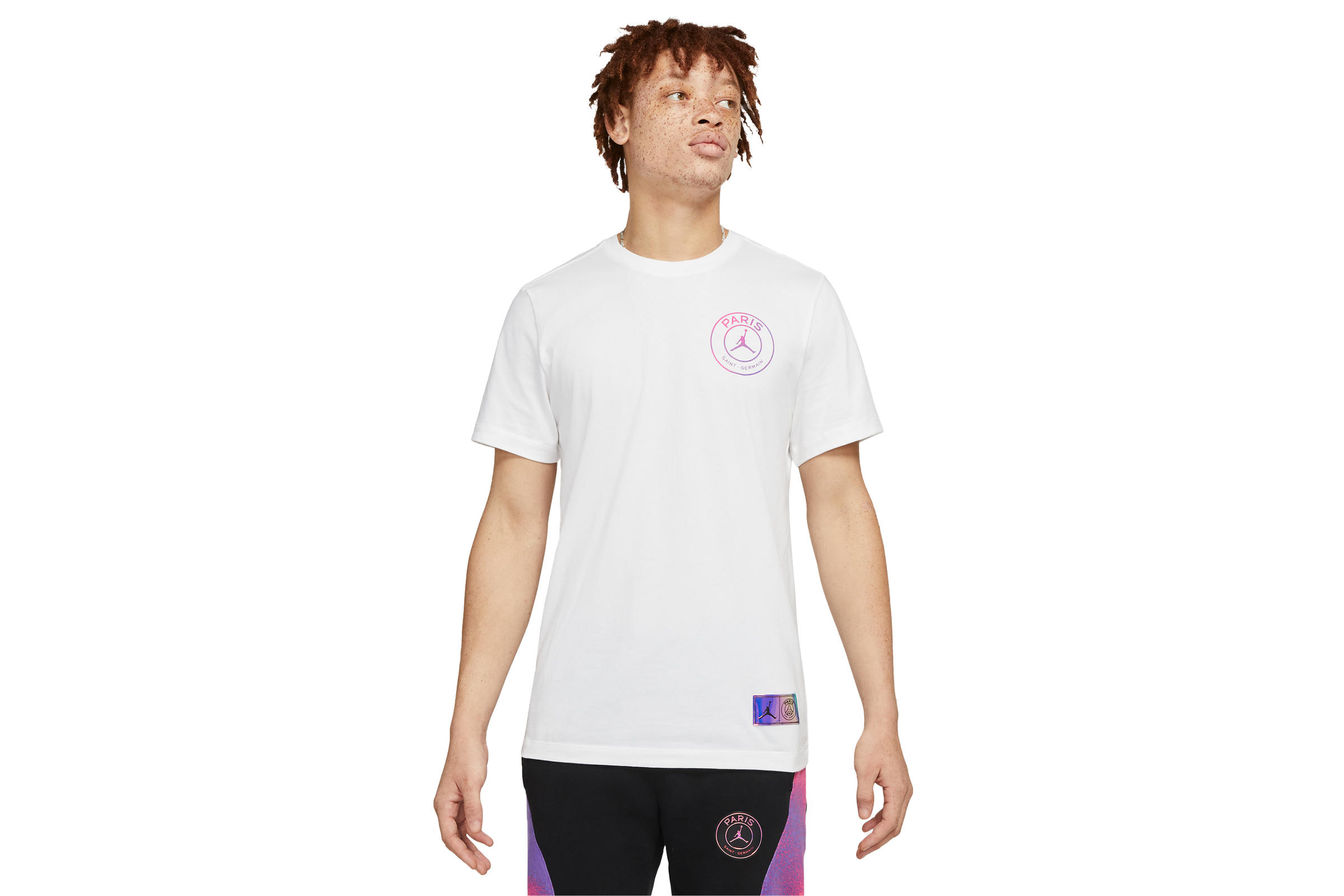 Air Jordan x PSG LOGO TEE "WHITE"