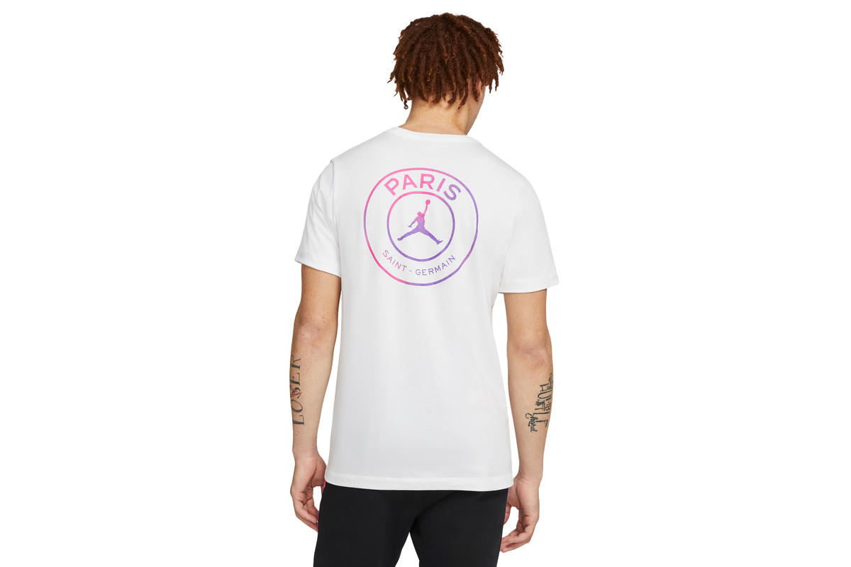 Air Jordan PSG LOGO TEE White - Image 3