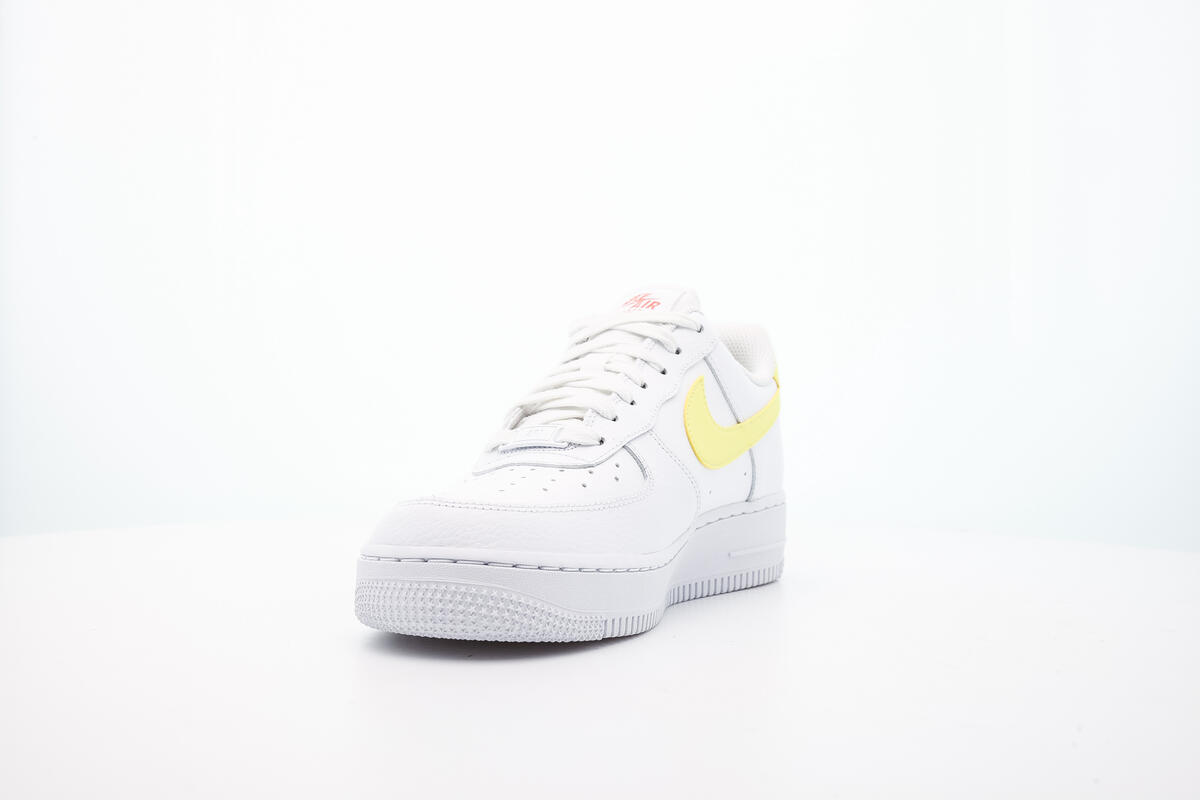 Nike WMNS Air Force 1 - White / Bright Mango / Light Citron - Image 11