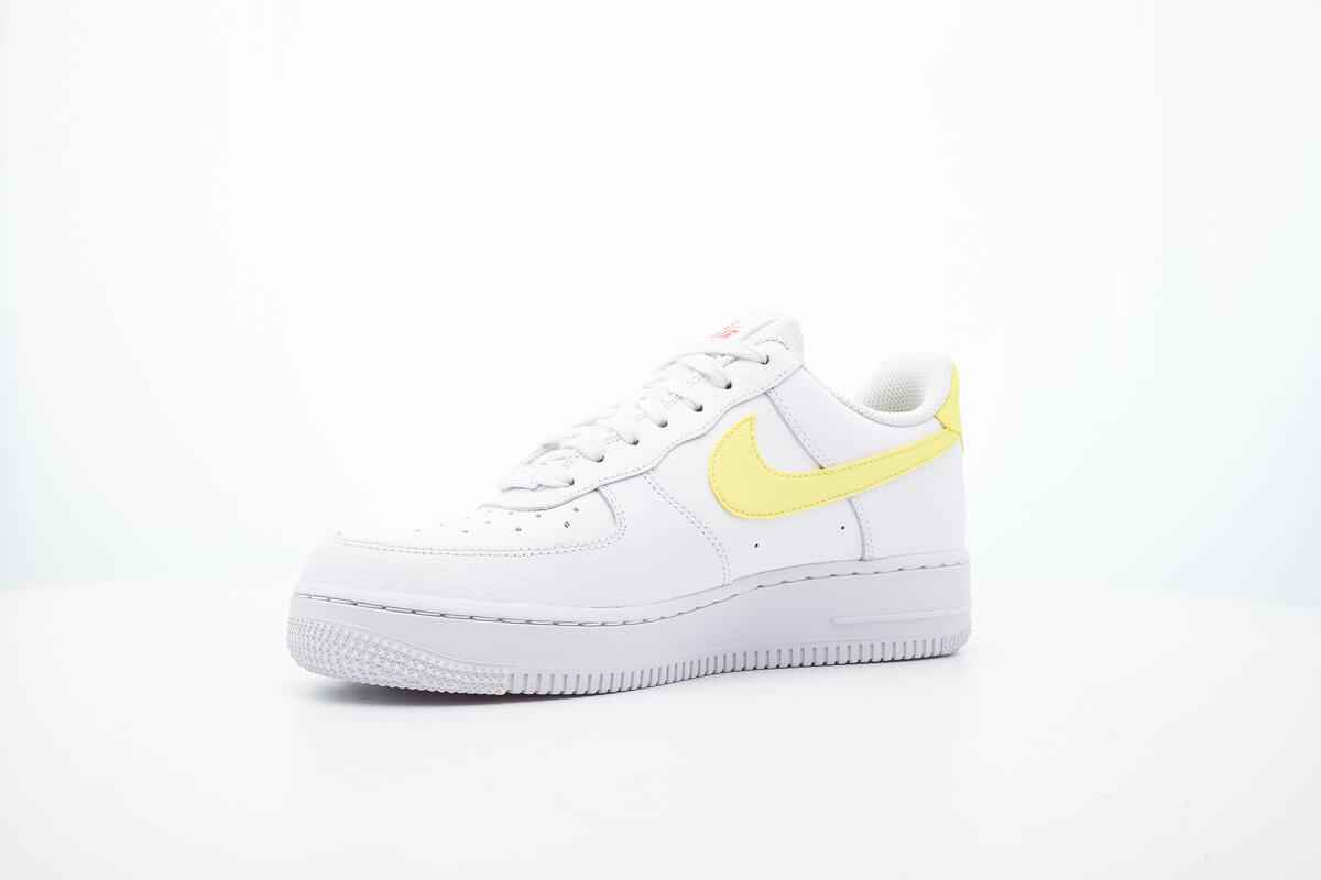 Nike WMNS Air Force 1 - White / Bright Mango / Light Citron - Image 12