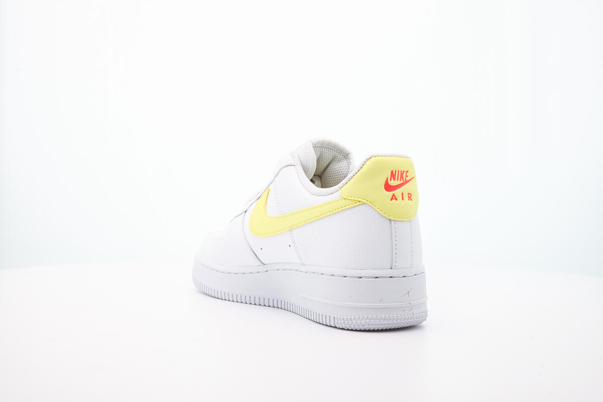 Nike WMNS Air Force 1 - White / Bright Mango / Light Citron - Image 15