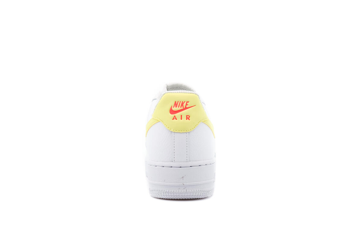 Nike WMNS Air Force 1 - White / Bright Mango / Light Citron - Image 16