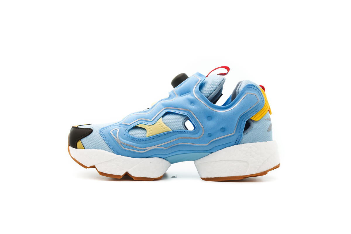 BBC x Reebok Instapump Fury Boost - Dandy Blue/Sky Blue/Yellow Sensation - Image 8
