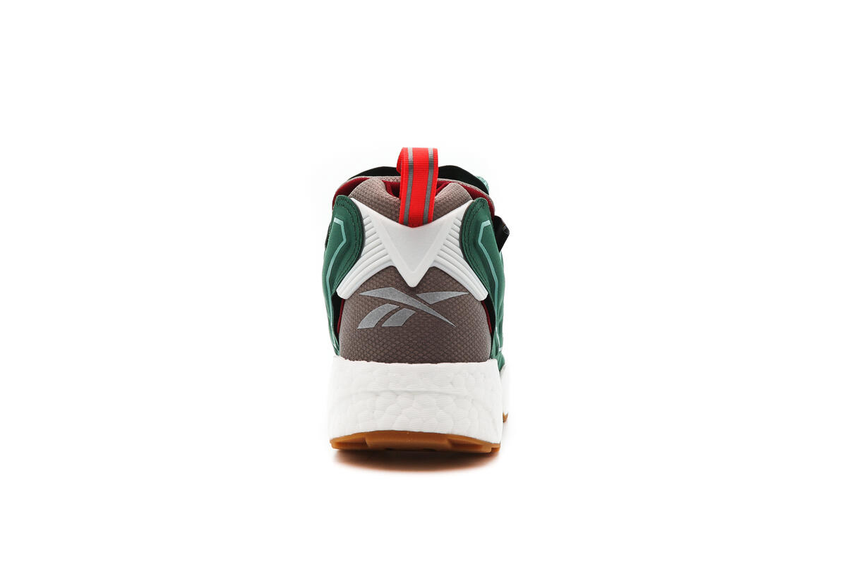BBC x Reebok Instapump Fury Boost - Green/Stone Grey/Burgundy - Image 11