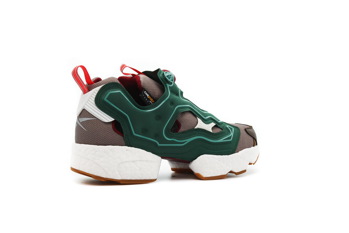 BBC x Reebok Instapump Fury Boost - Green/Stone Grey/Burgundy - Image 13