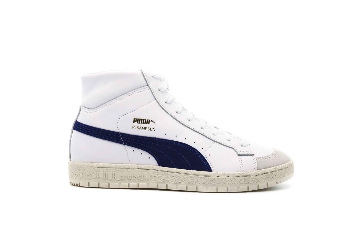 Puma Ralph Sampson 70 Mid OG Puma White / Elektro Blue - Image 7