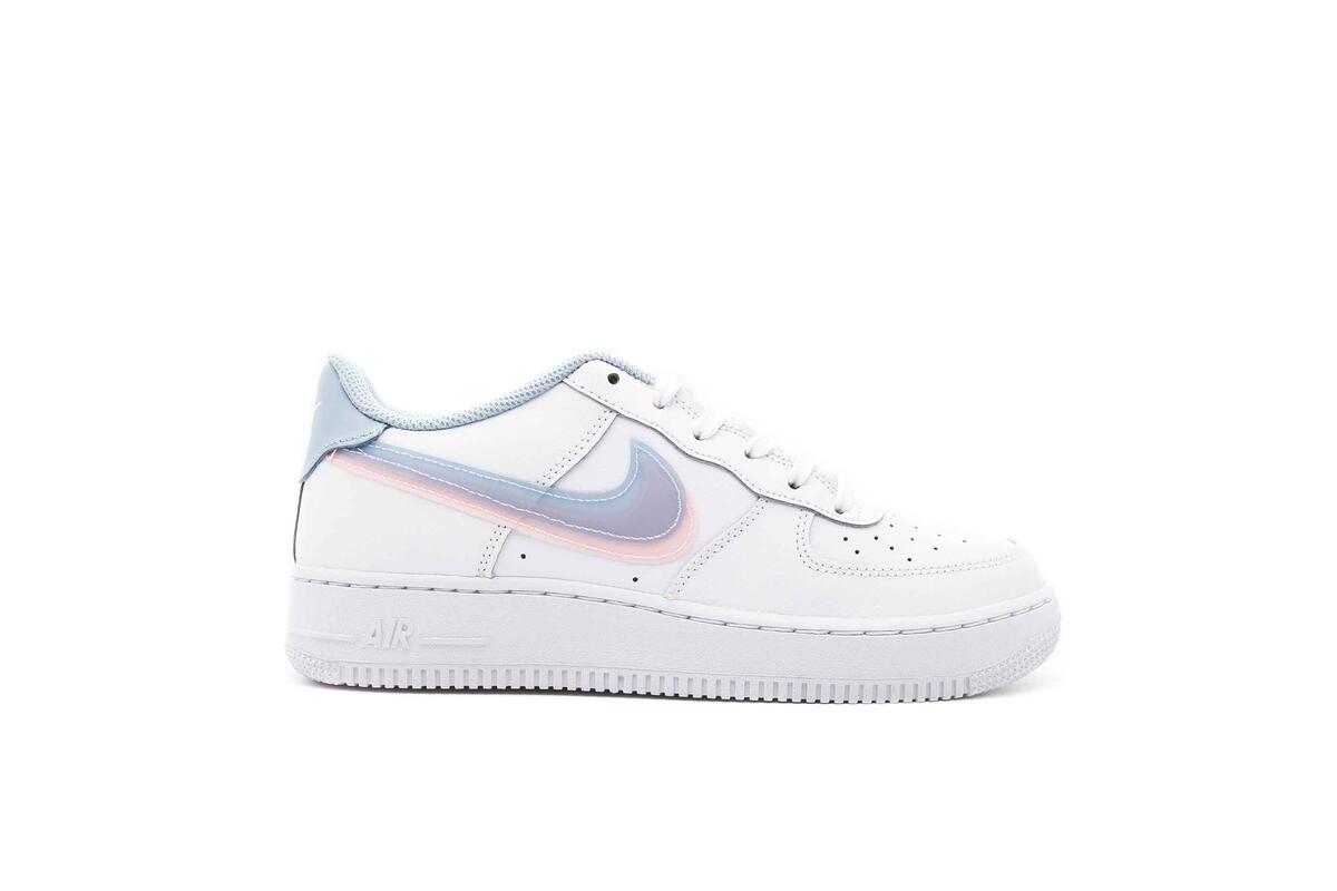 Nike Air Force 1 LV8 GS Double Swoosh White Armory Blue - Image 5