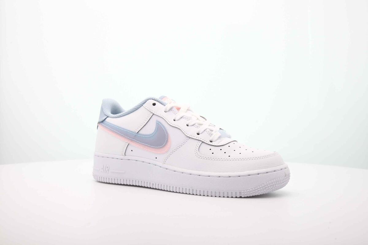 Nike Air Force 1 LV8 GS Double Swoosh White Armory Blue - Image 6