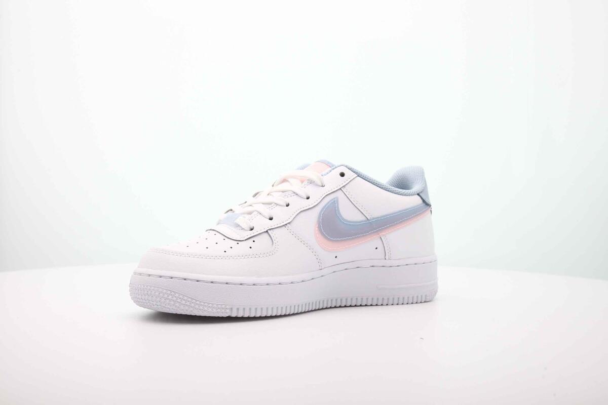 Nike Air Force 1 LV8 GS Double Swoosh White Armory Blue - Image 10
