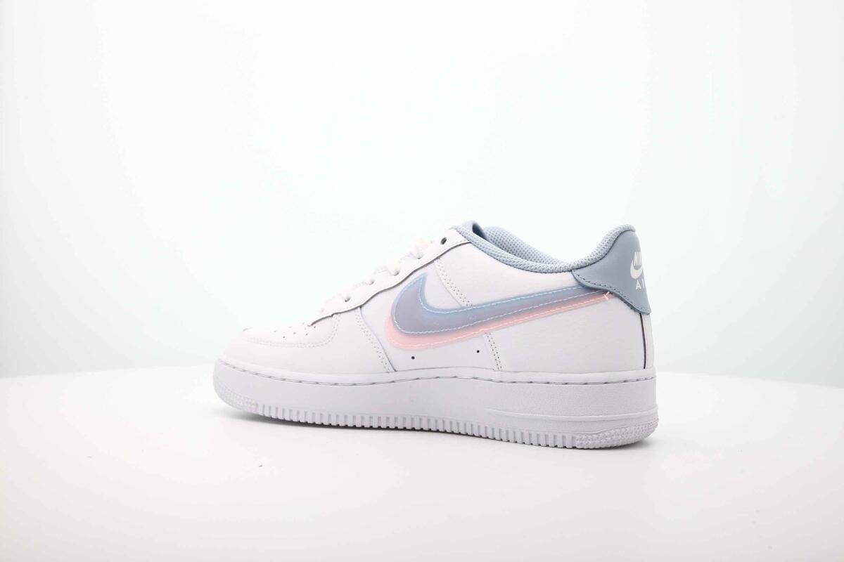 Nike Air Force 1 LV8 GS Double Swoosh White Armory Blue - Image 12