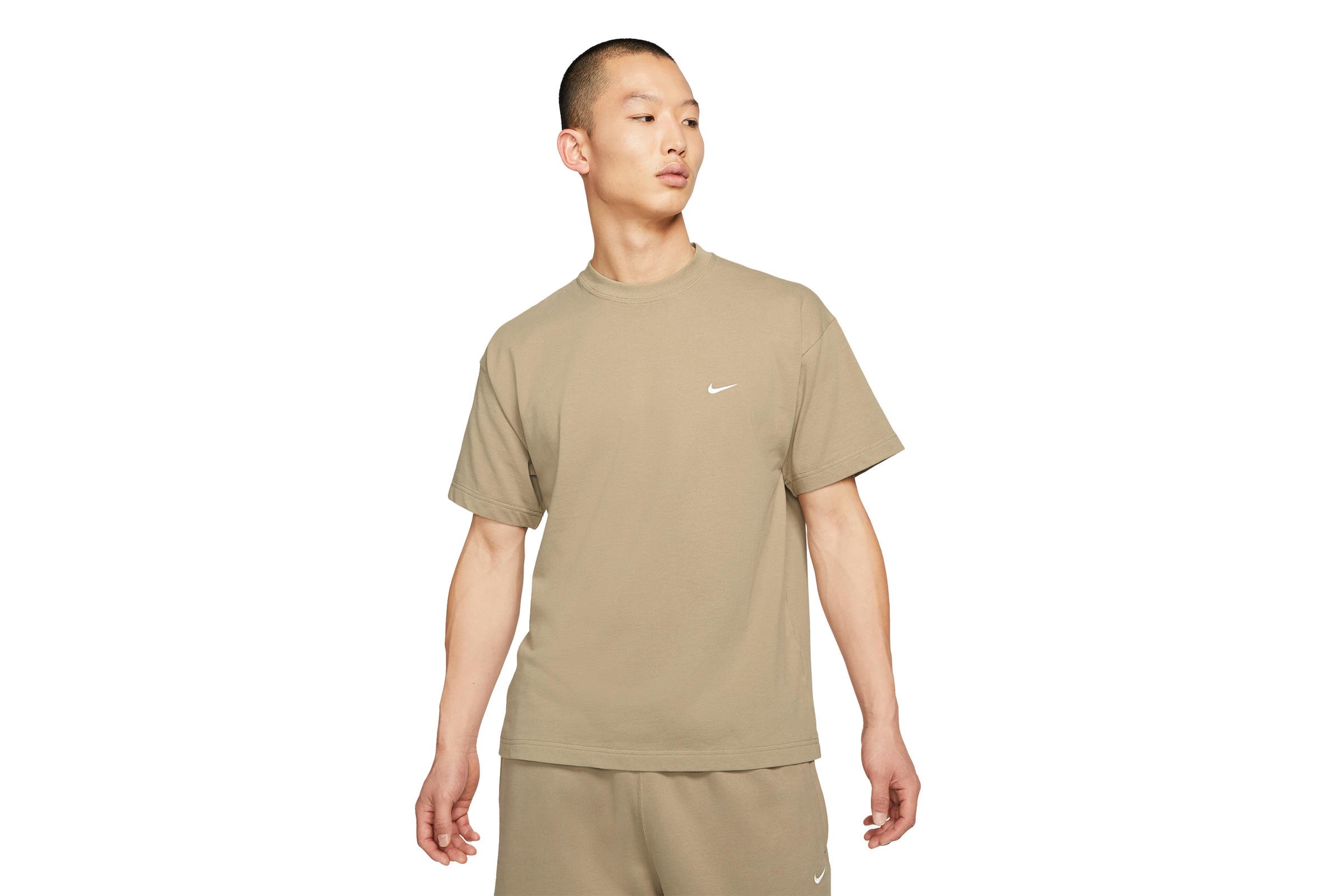 Nike NRG SOLOSWOOSH TEE "BROWN"