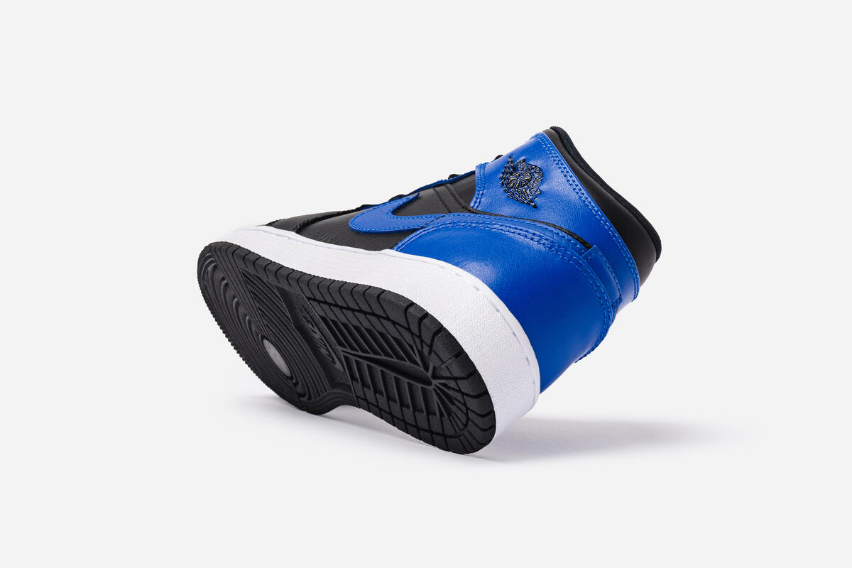 Air Jordan 1 Mid 'Black / Hyper Royal - White' (GS) - Image 15