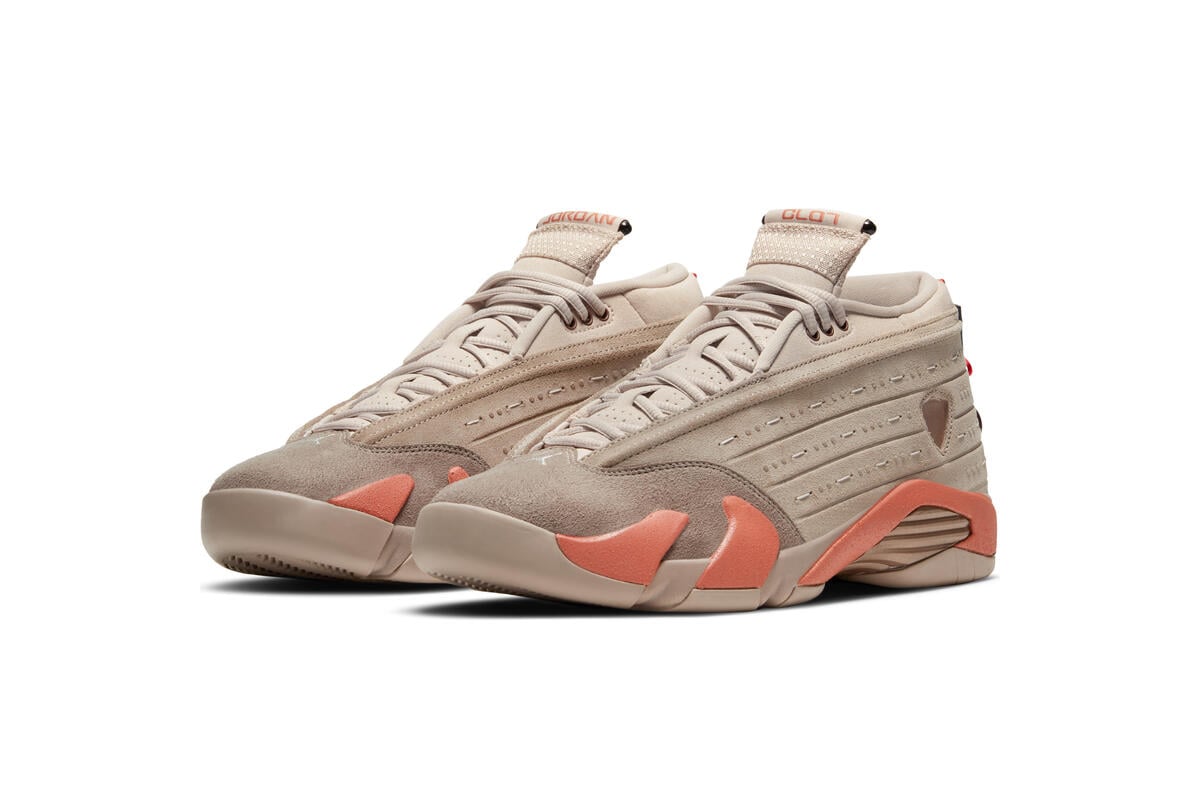 Air Jordan x CLOT 14 LOW SP "Sepia Stone" - Image 3