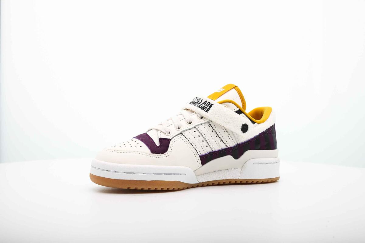 adidas Originals Girls ARE Awesome Forum LOW W "Chalk White" - Image 7