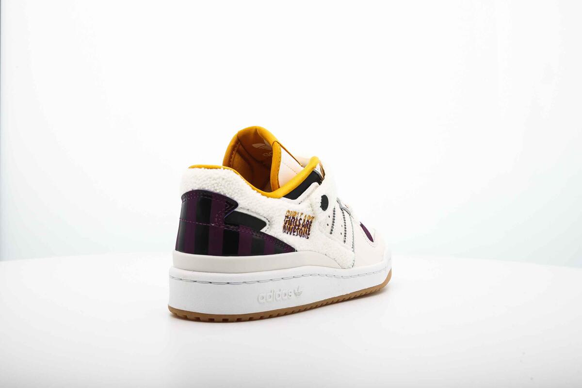 adidas Originals Girls ARE Awesome Forum LOW W "Chalk White" - Image 12
