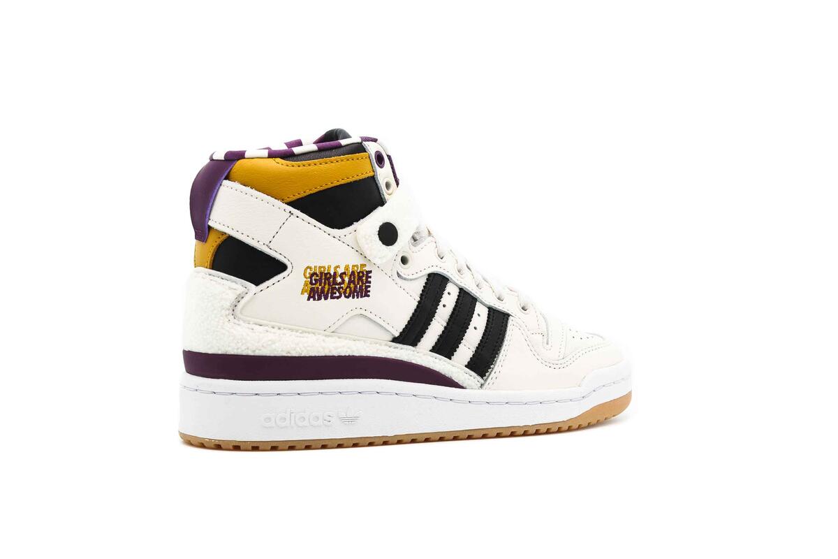 adidas Originals Girls ARE Awesome Forum 84 HIGH "Chalk White" - Image 13