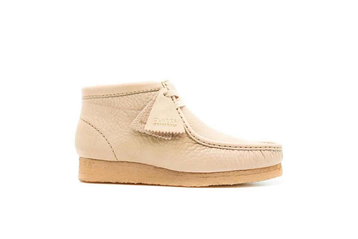 Clarks Originals x Sporty & Rich x Sporty AND RICH Wallabee BOOT "Off White" - Image 2