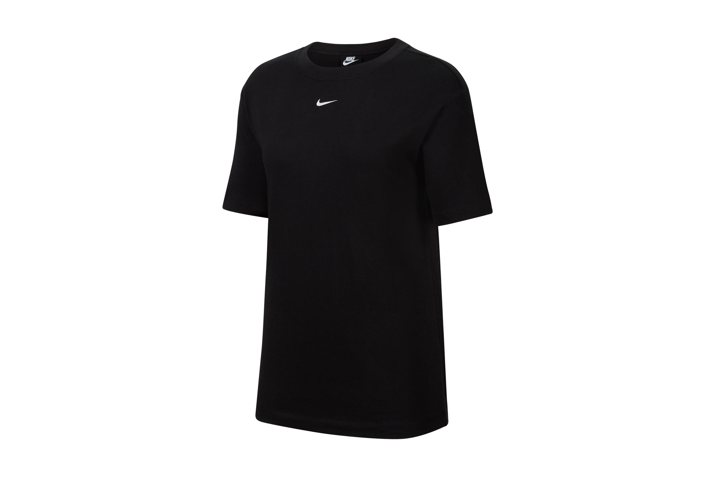 Nike WMNS ESSENTIALS SOLO SWOOSH TEE "BLACK"