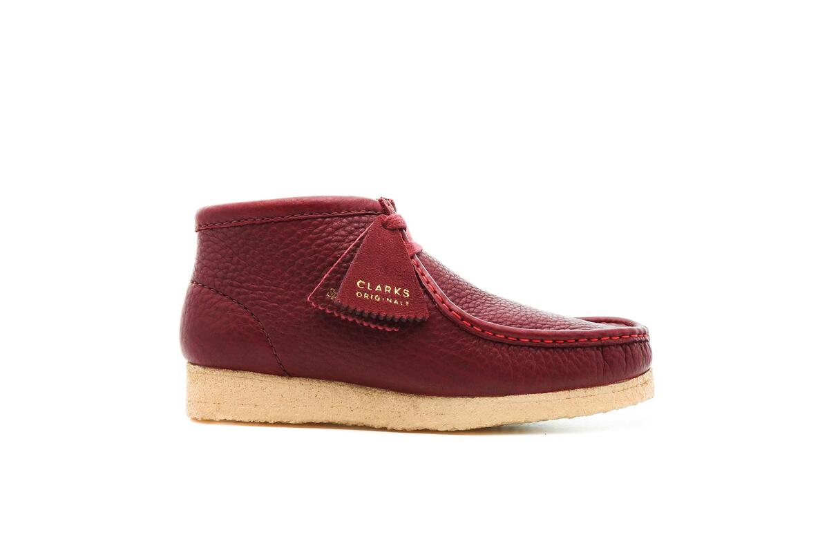 Clarks Originals x Sporty & Rich x Sporty AND RICH Wallabee BOOT "Burgundy" - Image 2