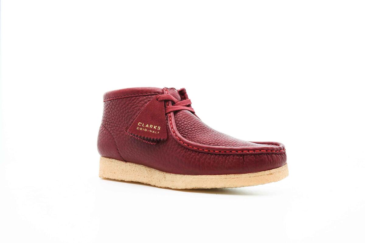 Clarks Originals x Sporty & Rich x Sporty AND RICH Wallabee BOOT "Burgundy" - Image 3