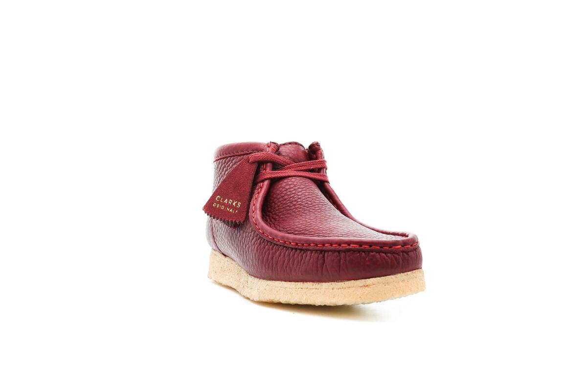 Clarks Originals x Sporty & Rich x Sporty AND RICH Wallabee BOOT "Burgundy" - Image 4