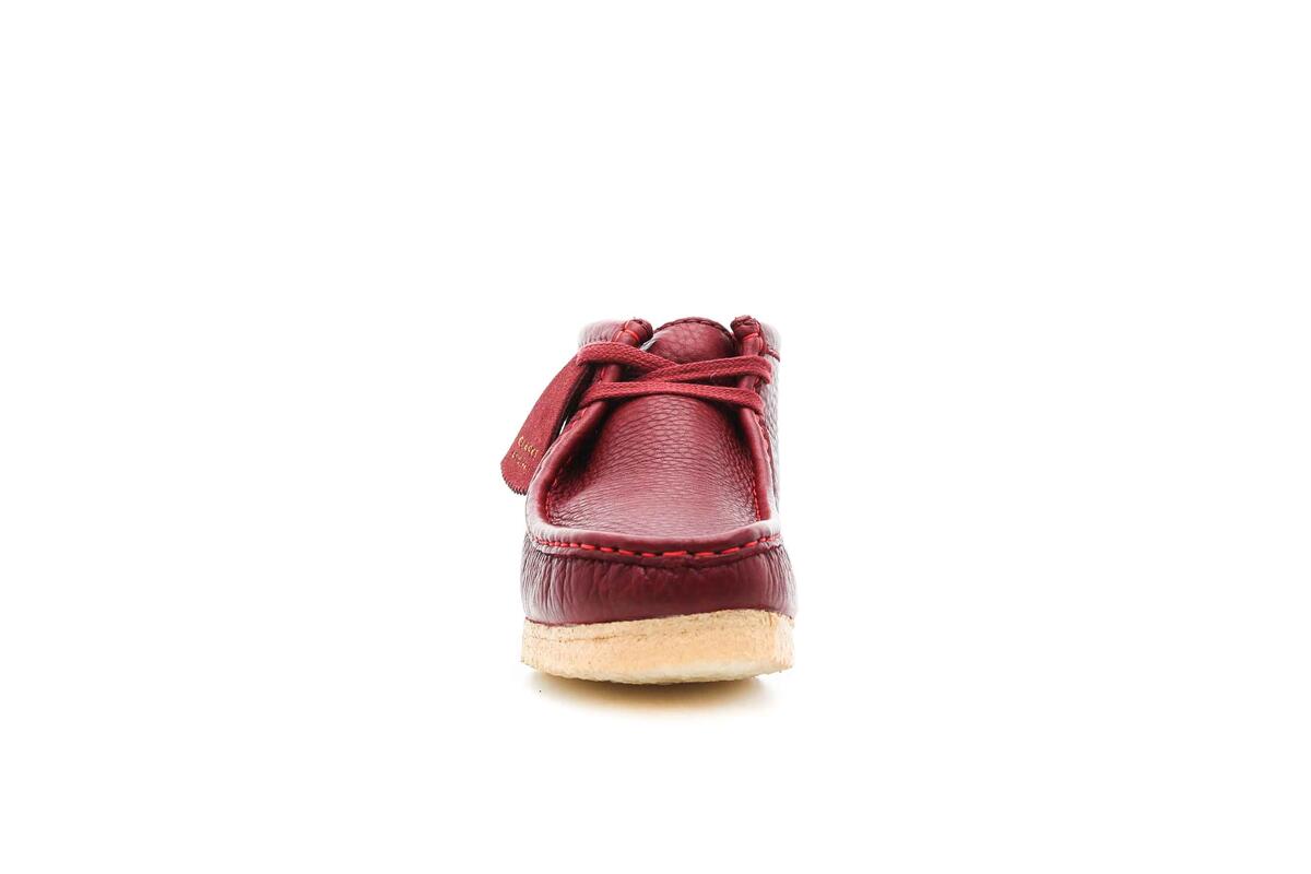 Clarks Originals x Sporty & Rich x Sporty AND RICH Wallabee BOOT "Burgundy" - Image 5