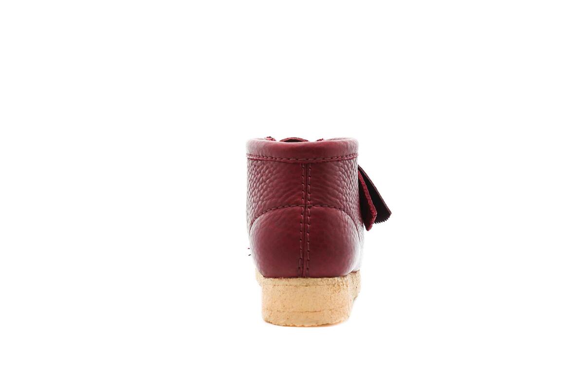 Clarks Originals x Sporty & Rich x Sporty AND RICH Wallabee BOOT "Burgundy" - Image 11