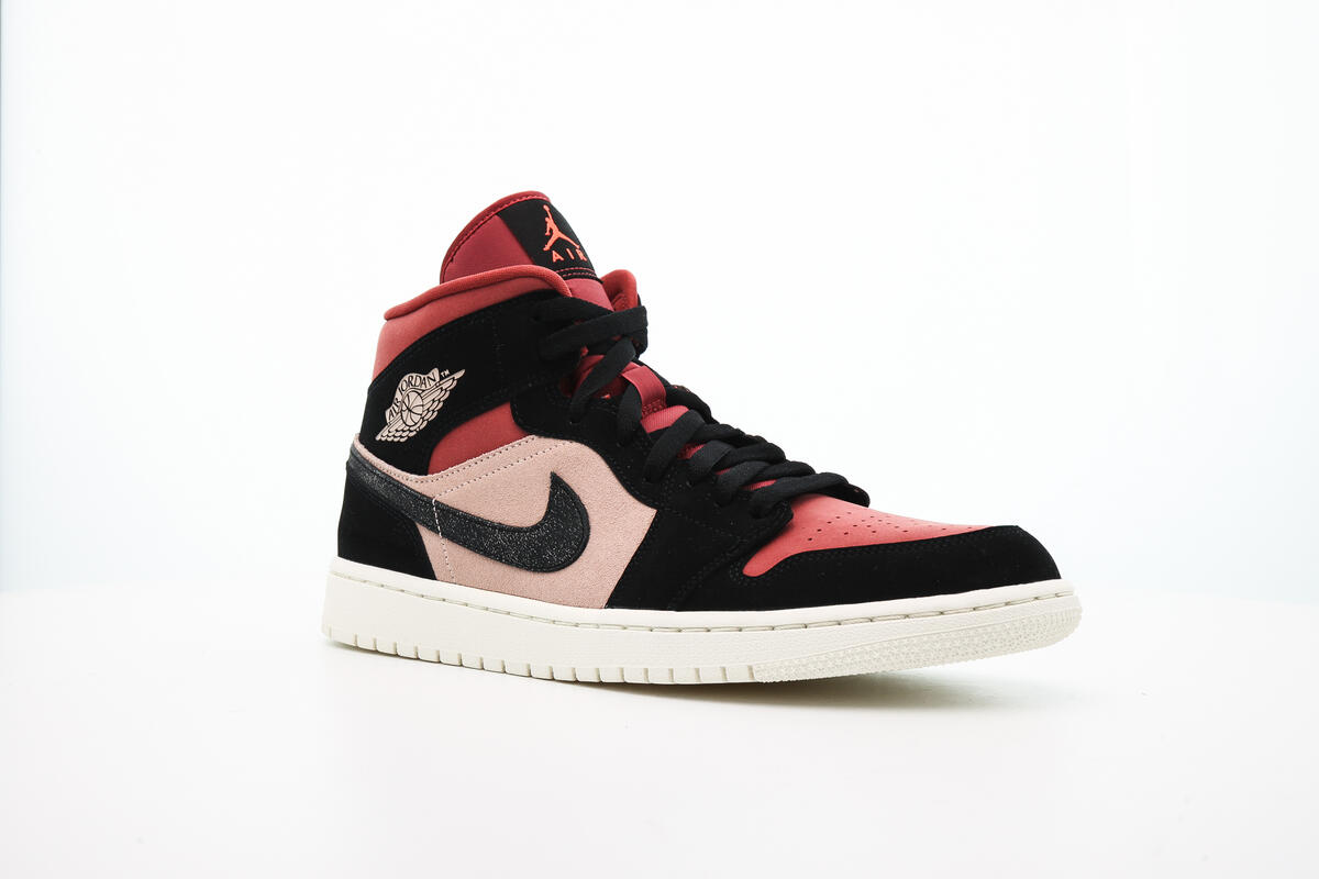 Air Jordan 1 Mid 'Burgundy Dusty Pink' (Women's) - Image 9
