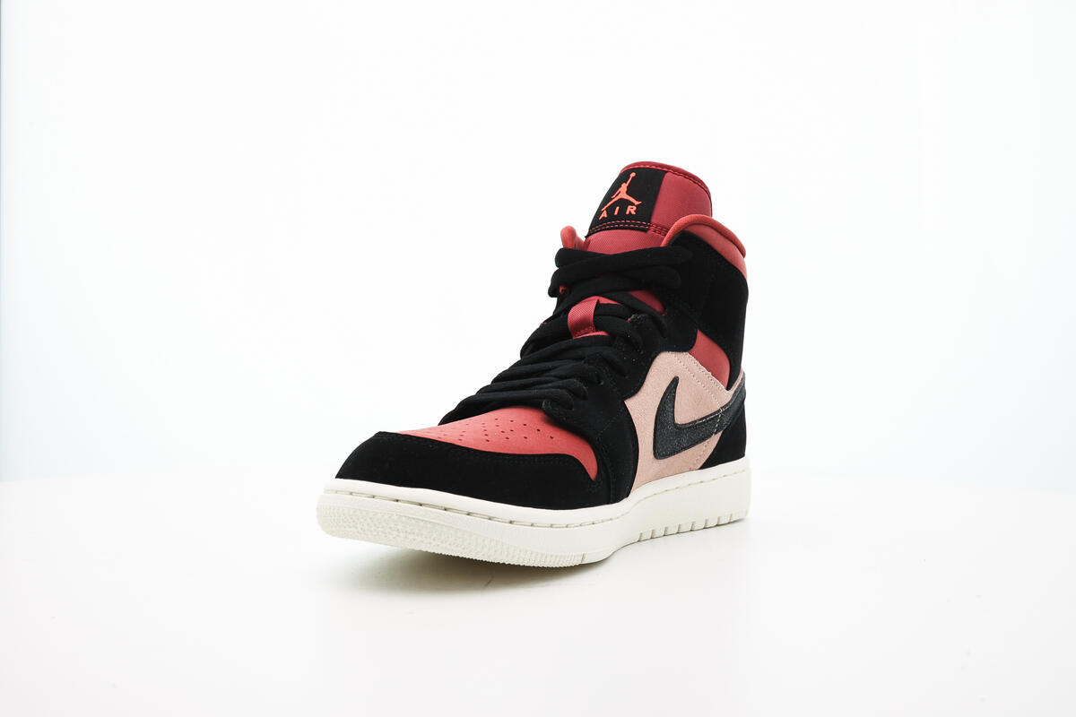 Air Jordan 1 Mid 'Burgundy Dusty Pink' (Women's) - Image 12
