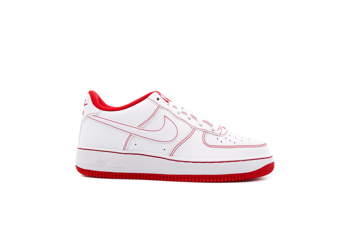 air force 1 white white red