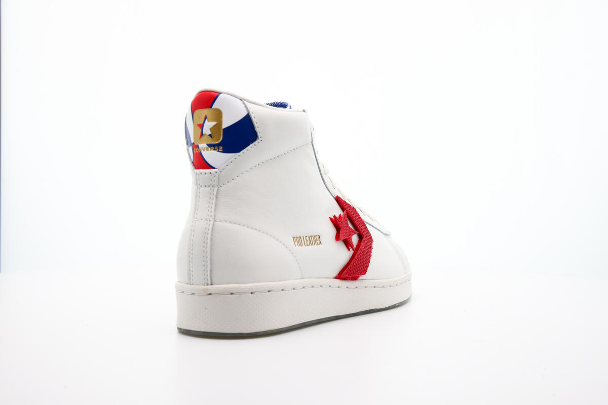 Converse Pro Leather Hi 'The Birth of Flight' - White/Red/Blue - Image 21