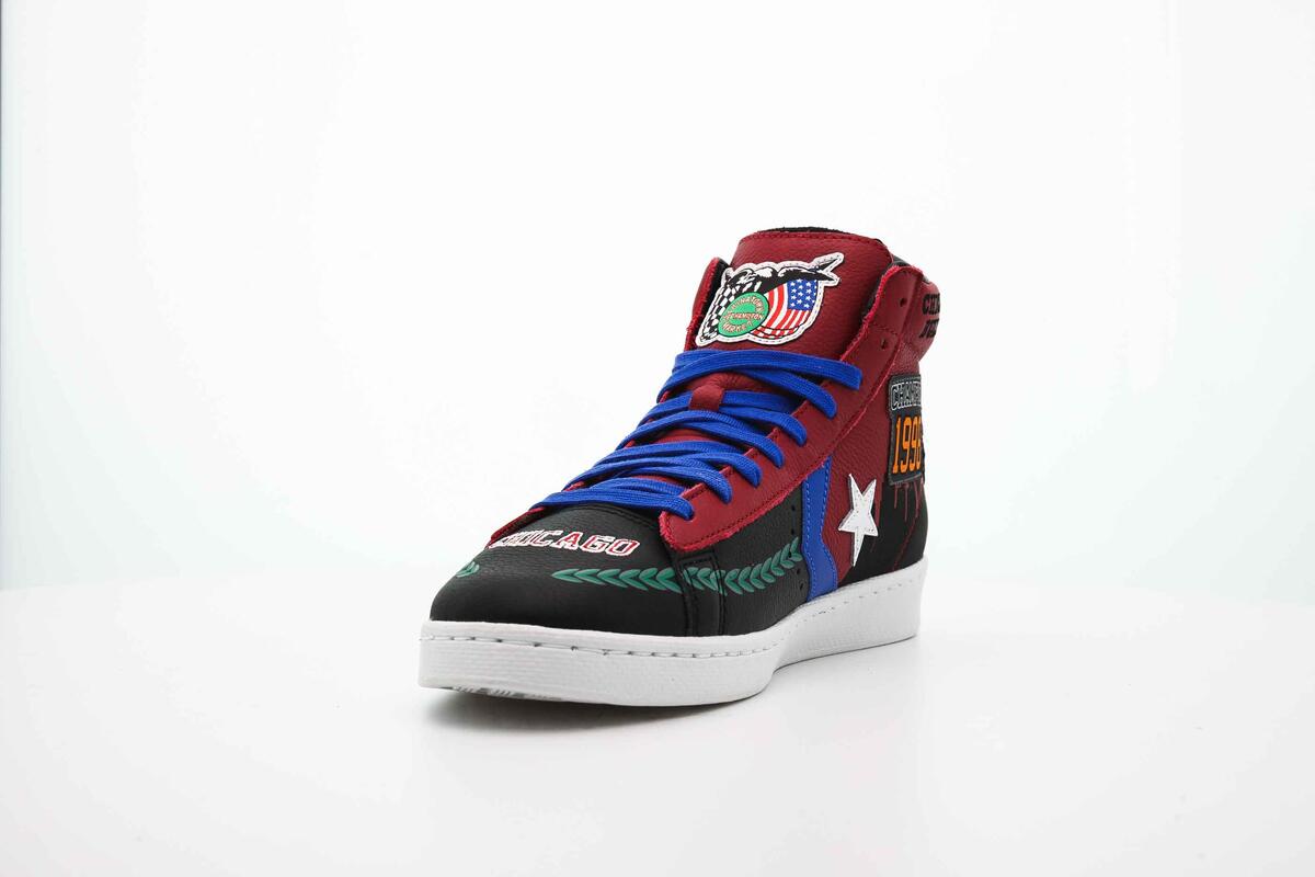 Converse x Chinatown Market 'Chicago Bulls Championship Jacket' Pro Leather Hi (Rot) - Image 12