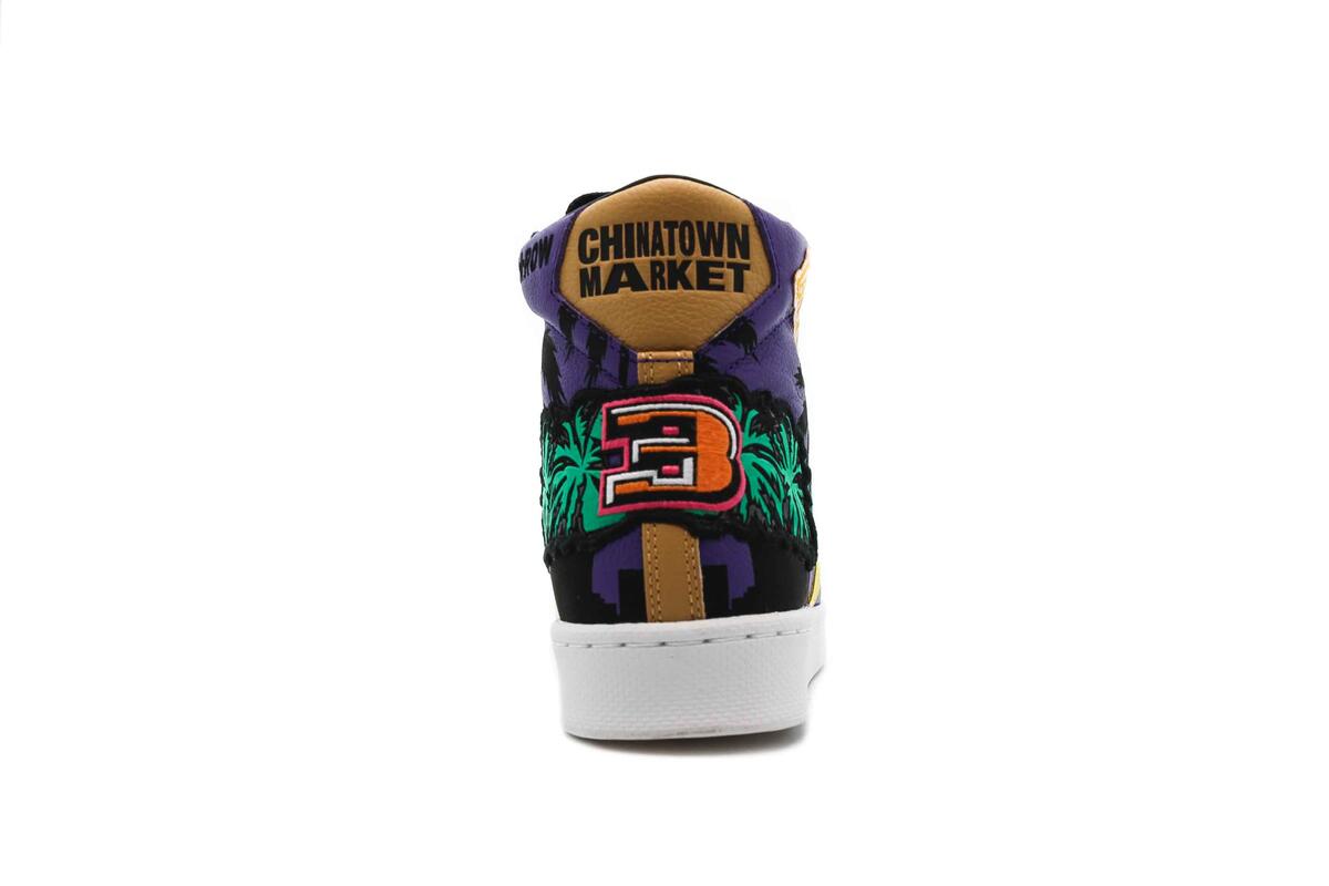 Converse x CTM x NBA x Mens Pro Leather Hi Prism 'Violet Poolside' Shoes - Image 20