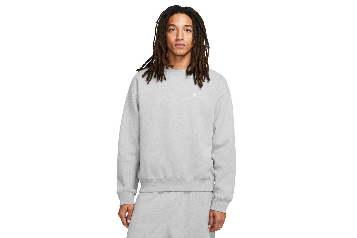 Nike Solo Swoosh Fleece Crew - Image 2