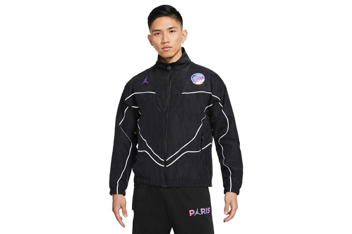 Air Jordan PSG Track Jacket Black - Image 2