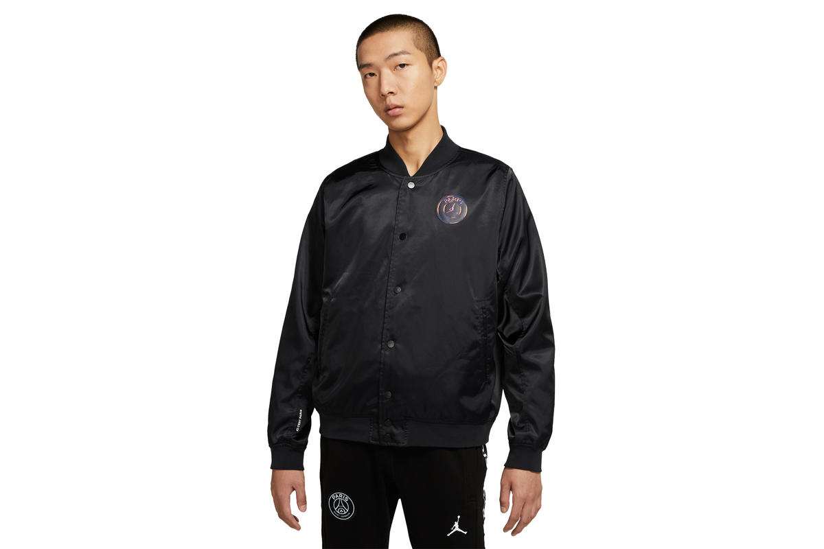 Air Jordan PSG Coach Jacket Black - Image 2